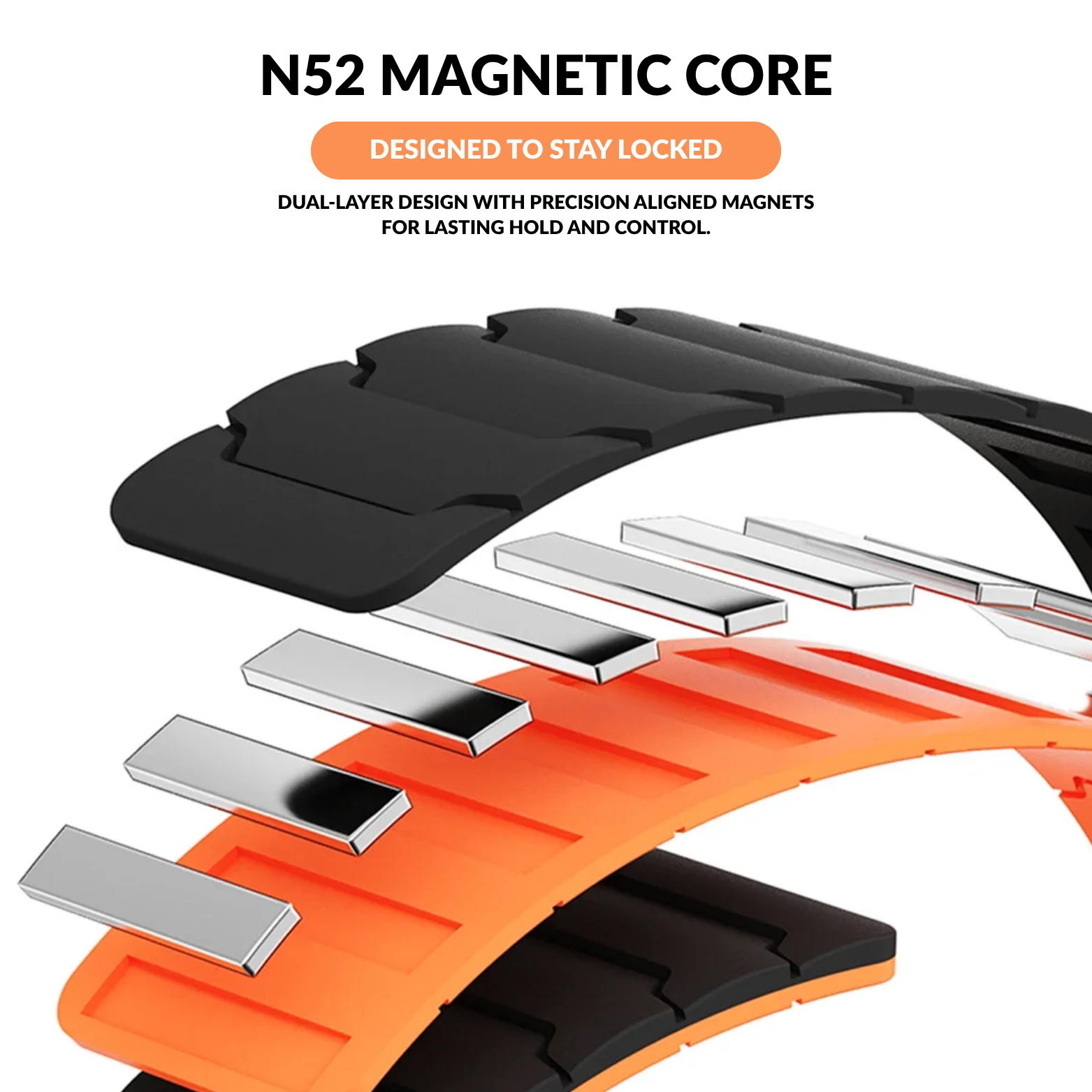 Fearless Silicone Magnetic Band